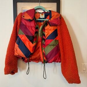 FARM RIO Cropped Puffer